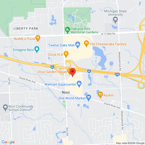 map of the area